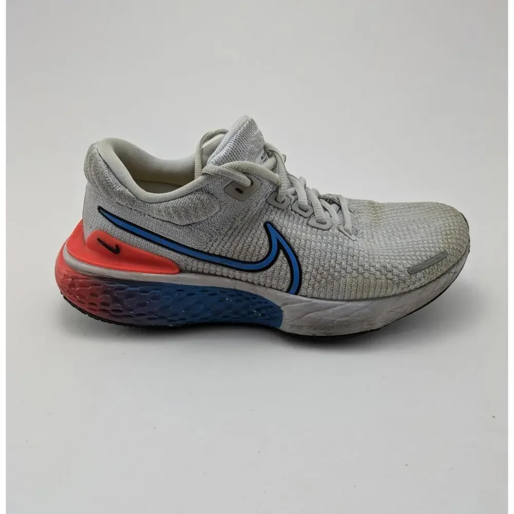 Womens Nike ZoomX Invincible Flyknit 2 Grey Blue Running Shoes DV2177-001 Size 8